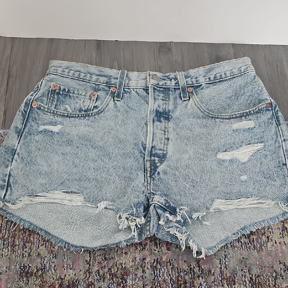 Levi's 501 Denim High-Waisted Shorts